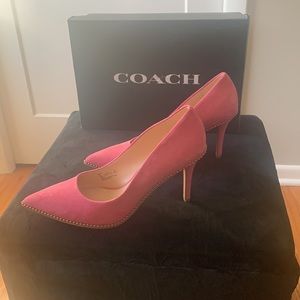 Coach Waverly 85 Bright Tulip Pumps Size 9B Excellent Condition